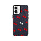 iPhone 16 Disco Cherry Leather Vegan Deri Telefon Kılıfı - SUMTHINCS