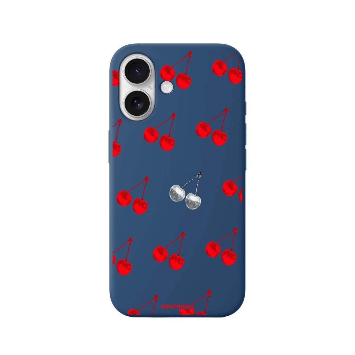 iPhone 16 Disco Cherry Premium Telefon Kılıfı Pasifik Mavi - SUMTHINCS