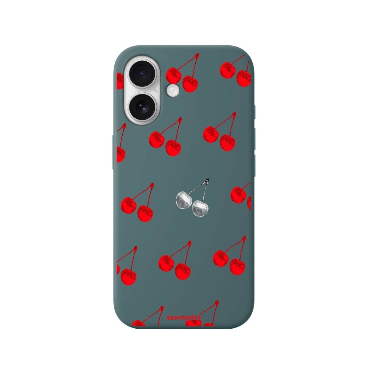 iPhone 16 Disco Cherry Premium Telefon Kılıfı Kaktüs Yeşili - SUMTHINCS