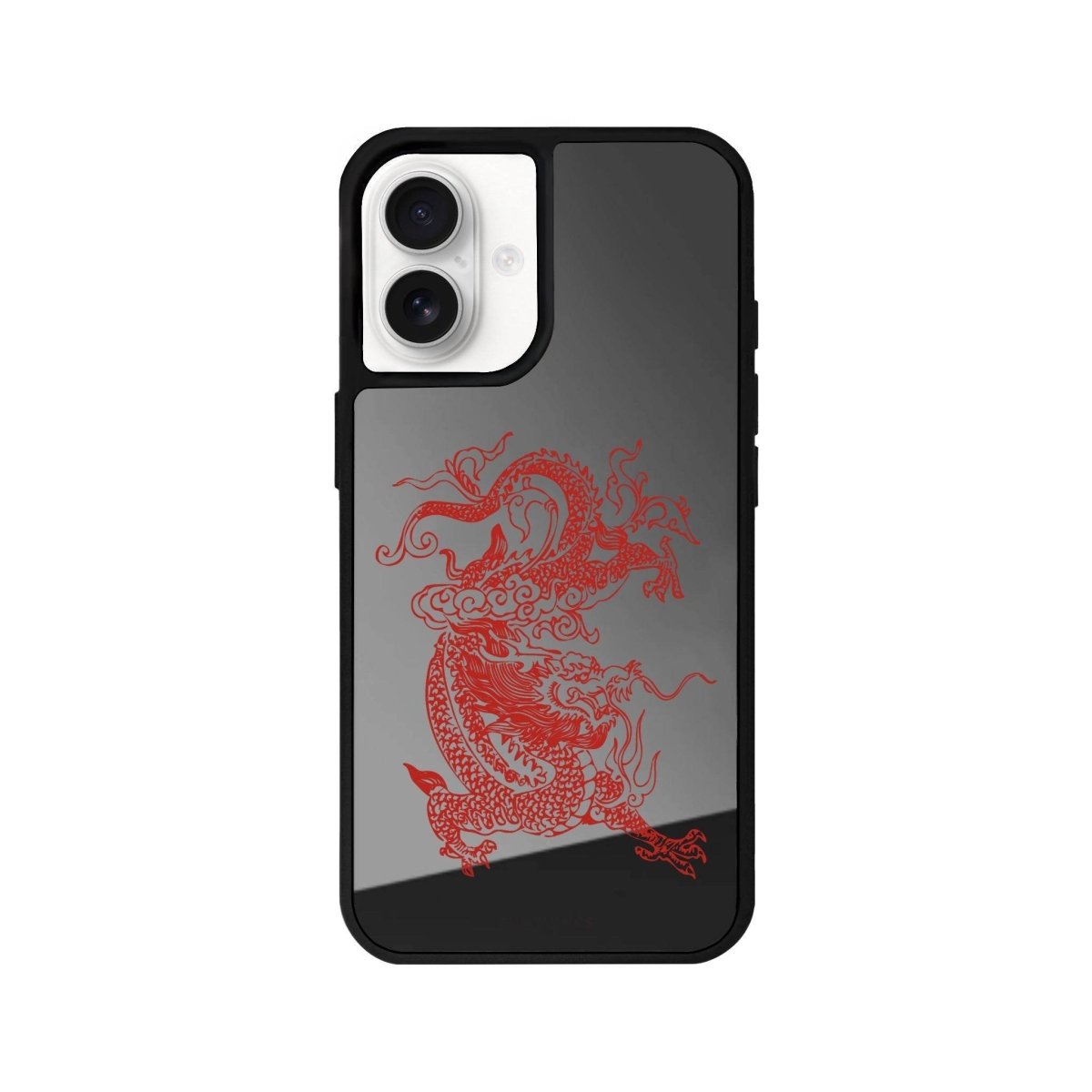 iPhone 16 Dragon Mirror Aynalı Telefon Kılıfı Antrasit - SUMTHINCS