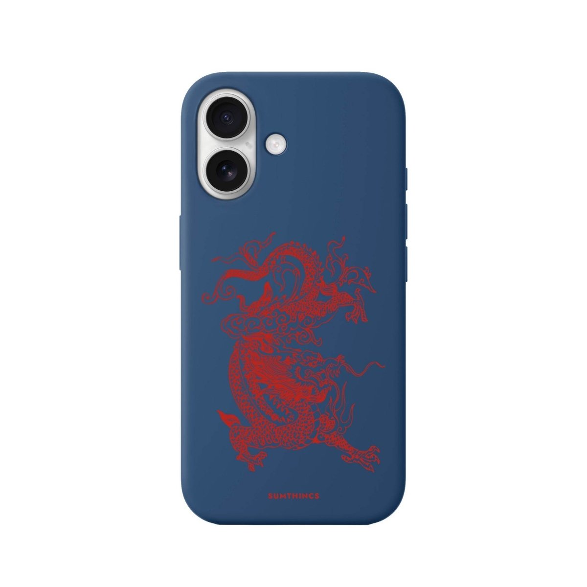 iPhone 16 Dragon Premium Telefon Kılıfı Pasifik Mavi - SUMTHINCS