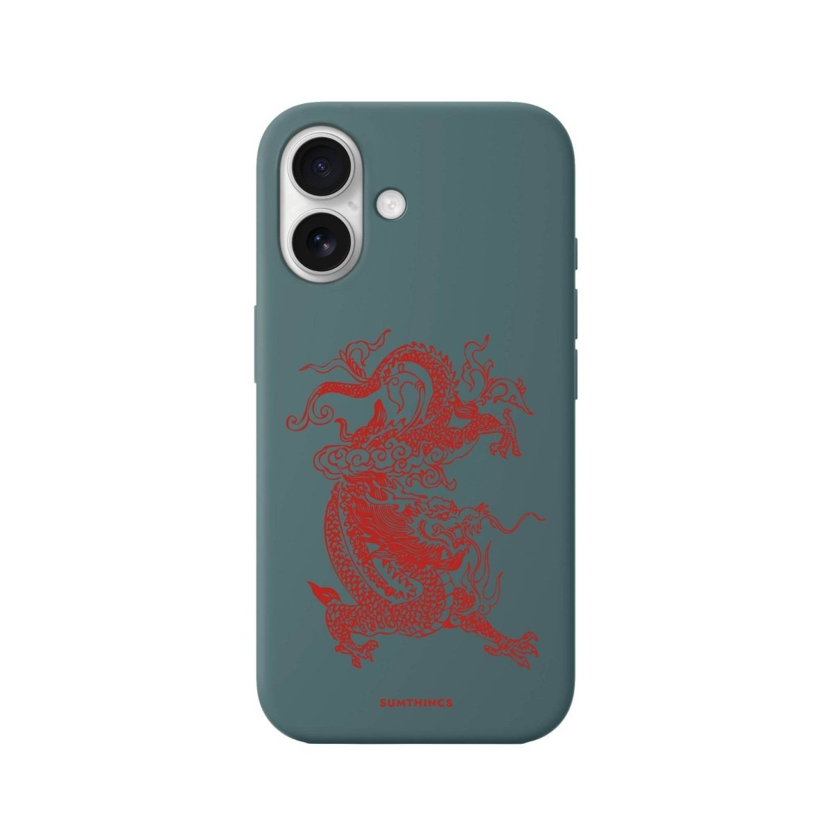 iPhone 16 Dragon Premium Telefon Kılıfı Kaktüs Yeşili - SUMTHINCS