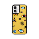 iPhone 16 Eye Stickers Leather Vegan Deri Telefon Kılıfı - SUMTHINCS