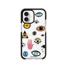 iPhone 16 Eye Stickers Procase Şeffaf Telefon Kılıfı - SUMTHINCS