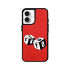 iPhone 16 Fck You Leather Vegan Deri Telefon Kılıfı - SUMTHINCS