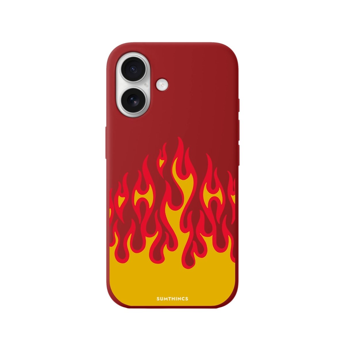 iPhone 16 Flamme Premium Telefon Kılıfı Kırmızı - SUMTHINCS