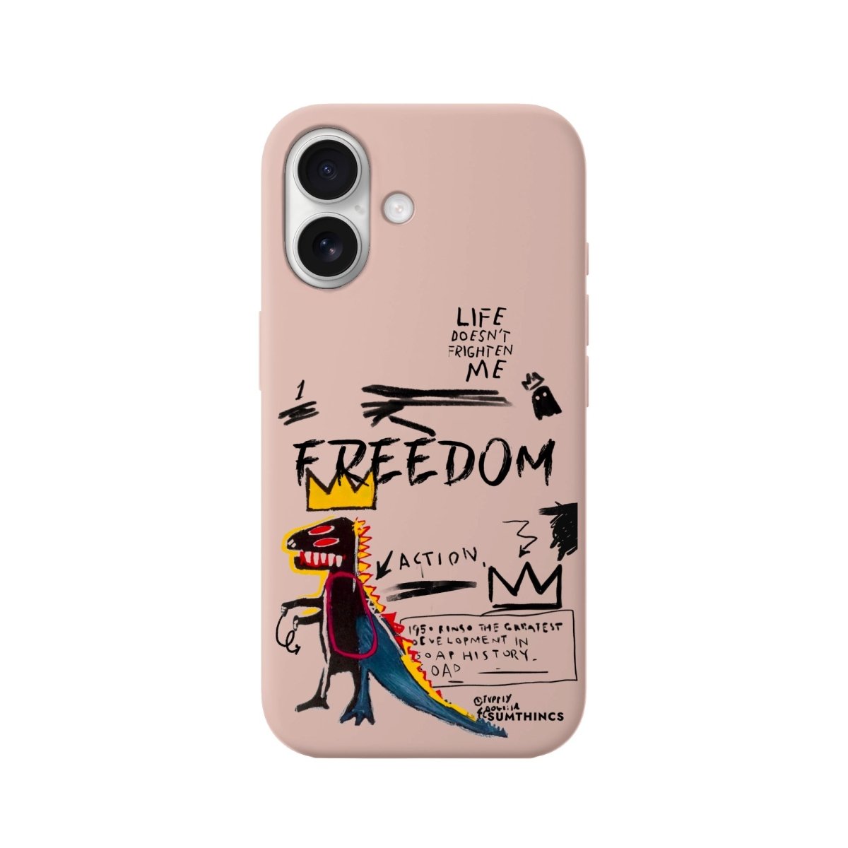 iPhone 16 Freedom Premium Telefon Kılıfı Bej - SUMTHINCS