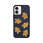 iPhone 16 Gingerbread Man Leather Vegan Deri Telefon Kılıfı - SUMTHINCS