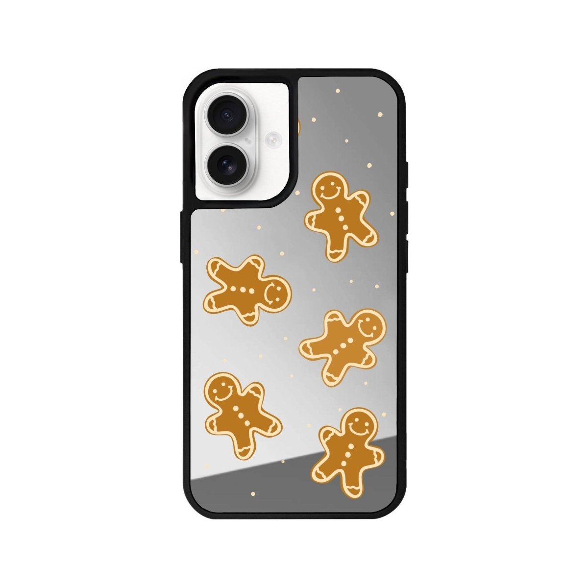 iPhone 16 Gingerbread Man Mirror Aynalı Telefon Kılıfı Gümüş - SUMTHINCS
