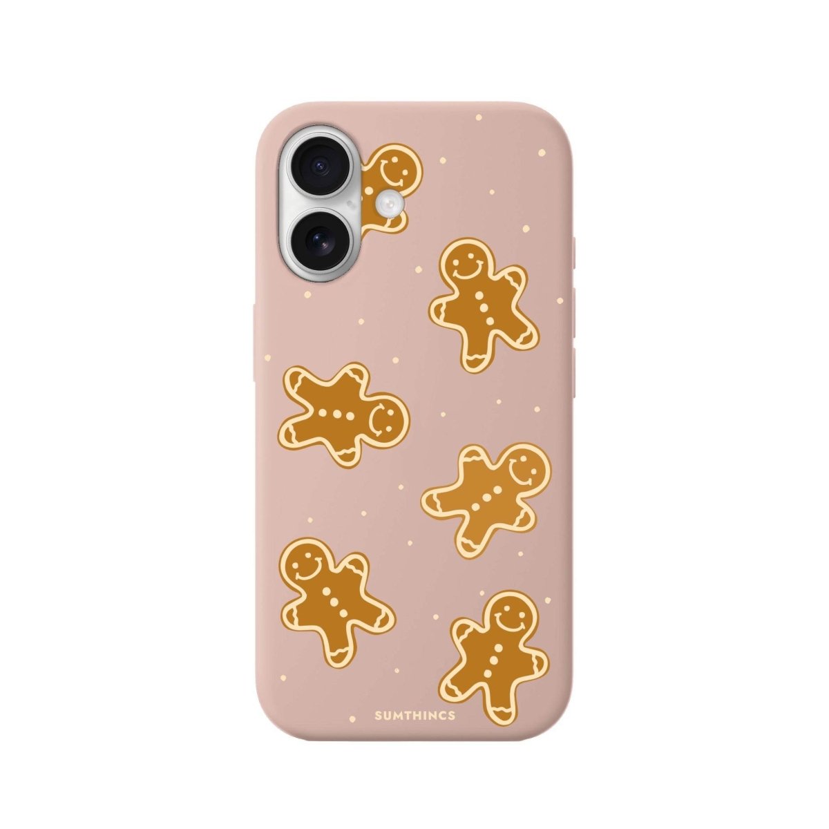 iPhone 16 Gingerbread Man Premium Telefon Kılıfı Bej - SUMTHINCS