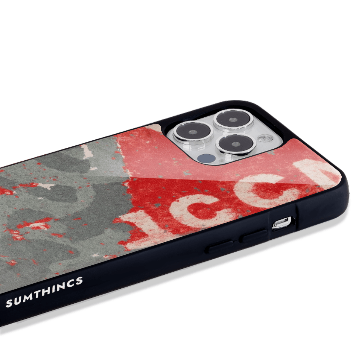 iPhone 16 Graffiti Glossy Cam Telefon Kılıfı - SUMTHINCS