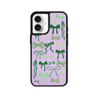 iPhone 16 Green Garland Leather Vegan Deri Telefon Kılıfı - SUMTHINCS