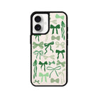 iPhone 16 Green Garland Leather Vegan Deri Telefon Kılıfı - SUMTHINCS