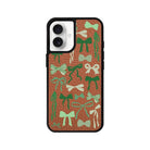 iPhone 16 Green Garland Leather Vegan Deri Telefon Kılıfı - SUMTHINCS