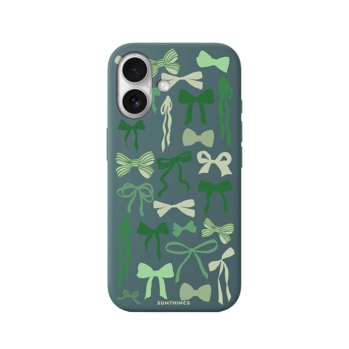 iPhone 16 Green Garland Premium Telefon Kılıfı - SUMTHINCS