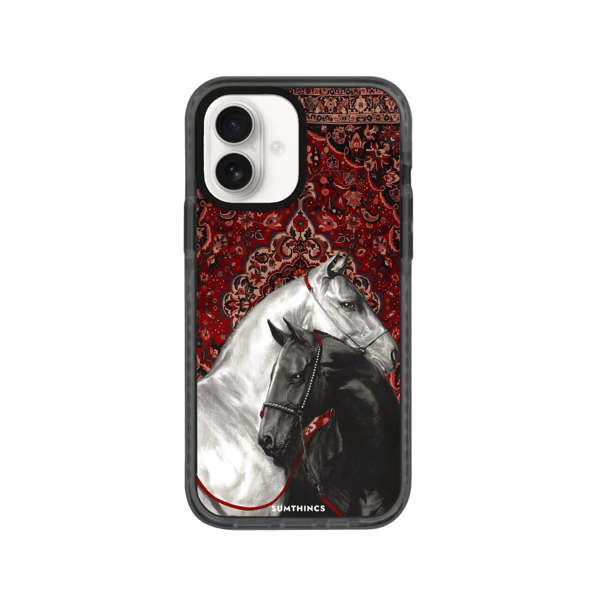 iPhone 16 Harmony Procase Şeffaf Telefon Kılıfı Antrasit - SUMTHINCS