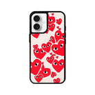 iPhone 16 Hearts Leather Vegan Deri Telefon Kılıfı - SUMTHINCS