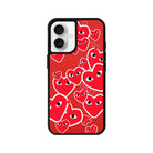 iPhone 16 Hearts Leather Vegan Deri Telefon Kılıfı - SUMTHINCS
