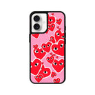 iPhone 16 Hearts Leather Vegan Deri Telefon Kılıfı - SUMTHINCS