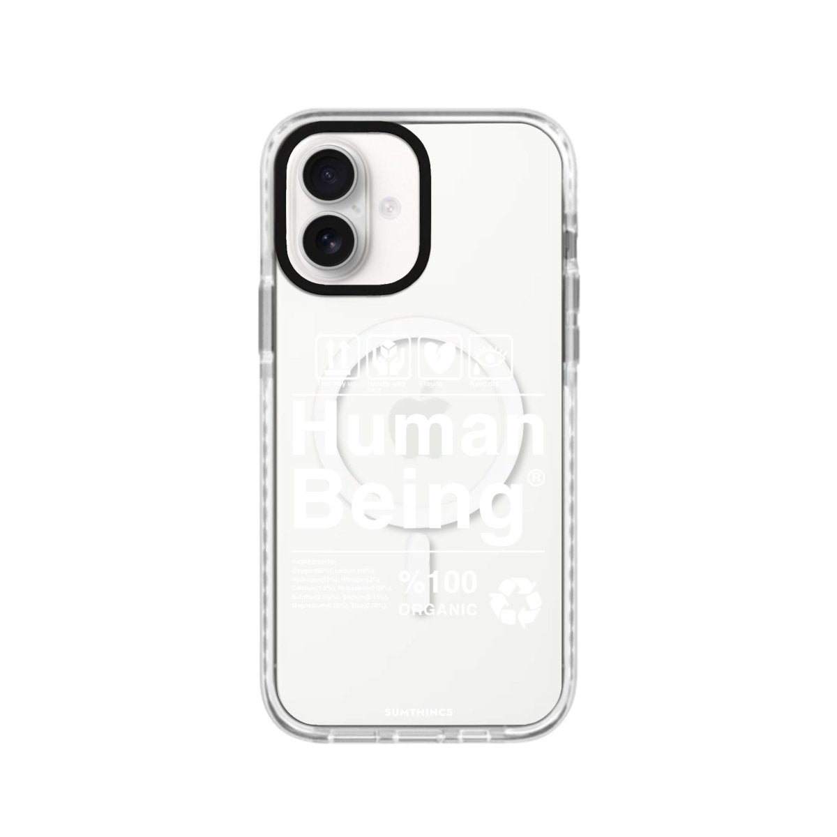 iPhone 16 Human Being Magsafe Procase Şeffaf Telefon Kılıfı - SUMTHINCS