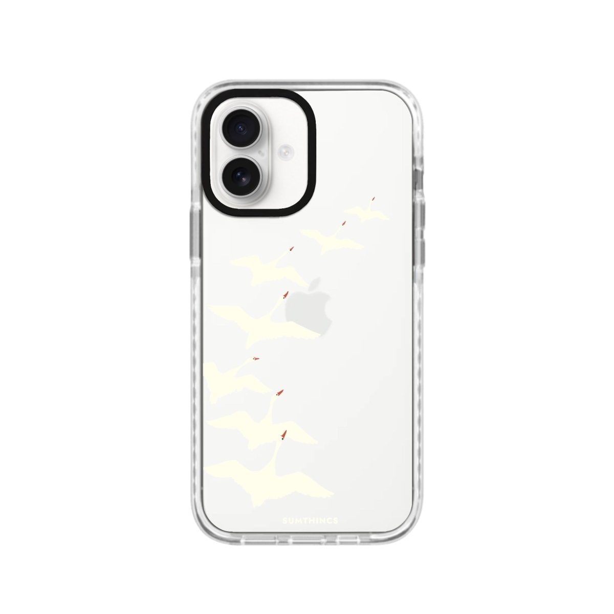 iPhone 16 Journey Procase Şeffaf Telefon Kılıfı Beyaz Şeffaf - SUMTHINCS