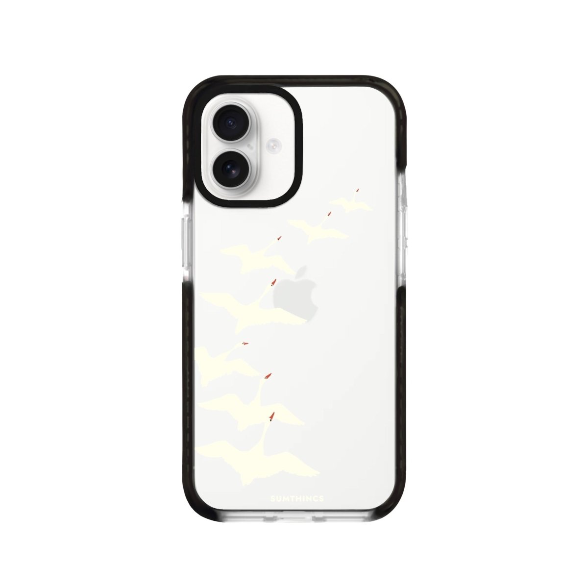iPhone 16 Journey Procase Şeffaf Telefon Kılıfı Siyah Şeffaf - SUMTHINCS