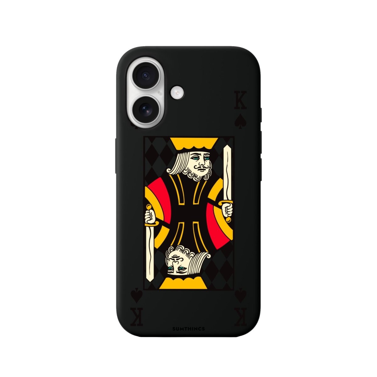 iPhone 16 King Premium Telefon Kılıfı Siyah - SUMTHINCS