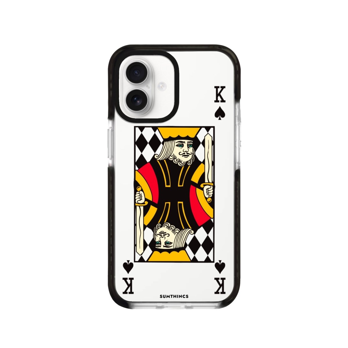 iPhone 16 King Procase Şeffaf Telefon Kılıfı Siyah Şeffaf - SUMTHINCS