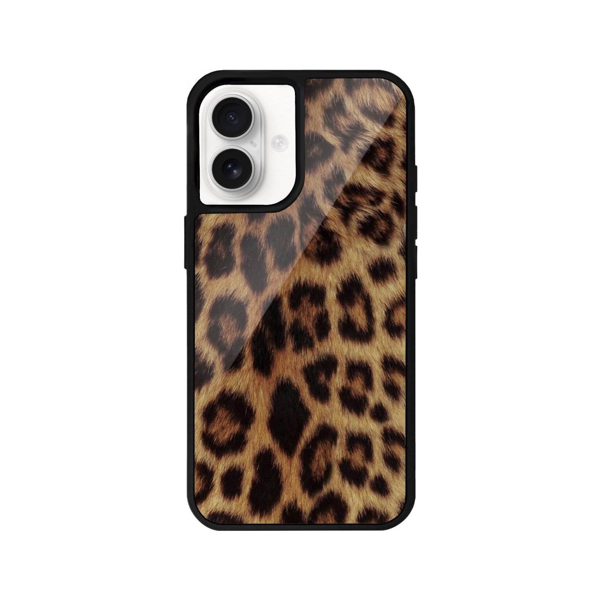 iPhone 16 Leopard Glossy Cam Telefon Kılıfı - SUMTHINCS
