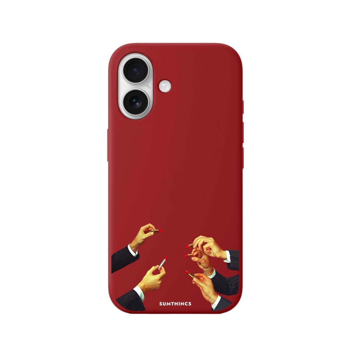 iPhone 16 Lipstick Premium Telefon Kılıfı Kırmızı - SUMTHINCS