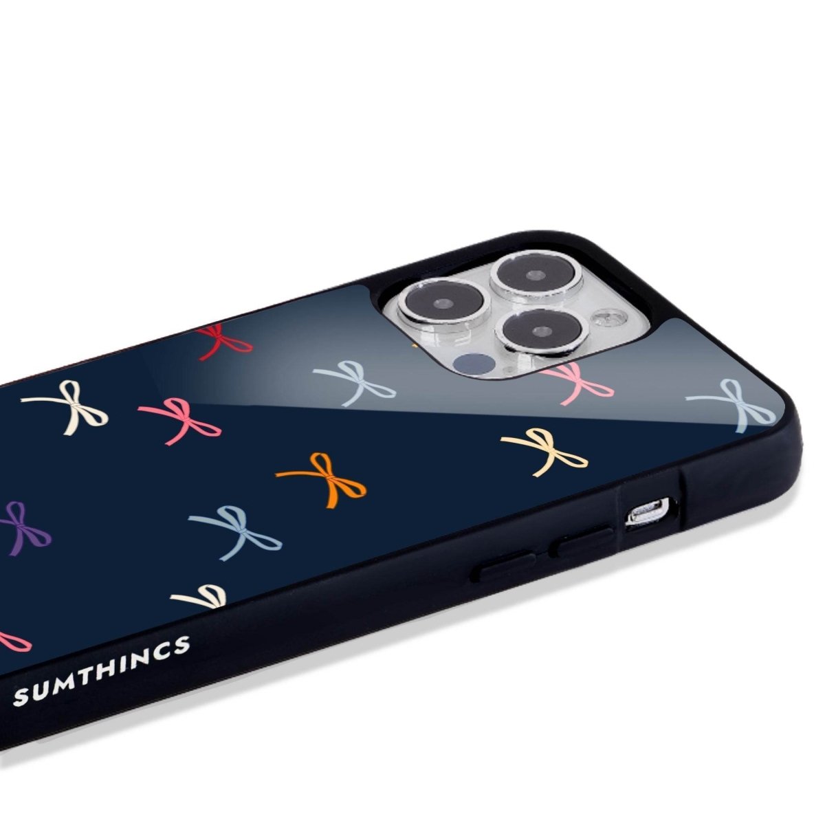 iPhone 16 Little Bows Glossy Cam Telefon Kılıfı - SUMTHINCS