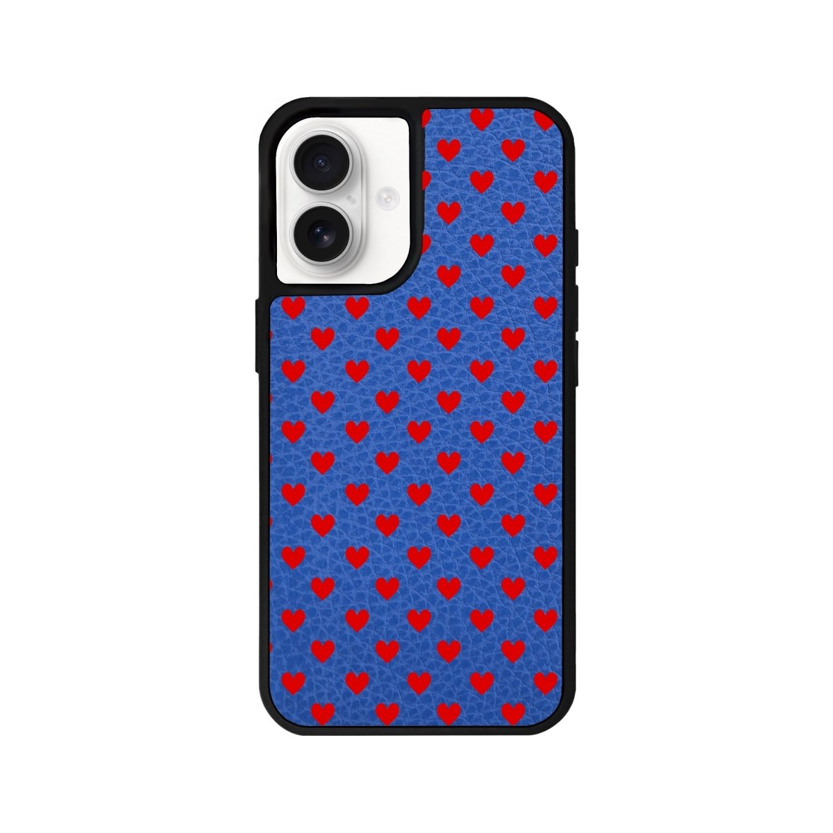 iPhone 16 Little Hearts Leather Vegan Deri Telefon Kılıfı - SUMTHINCS
