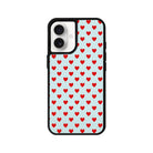 iPhone 16 Little Hearts Leather Vegan Deri Telefon Kılıfı - SUMTHINCS