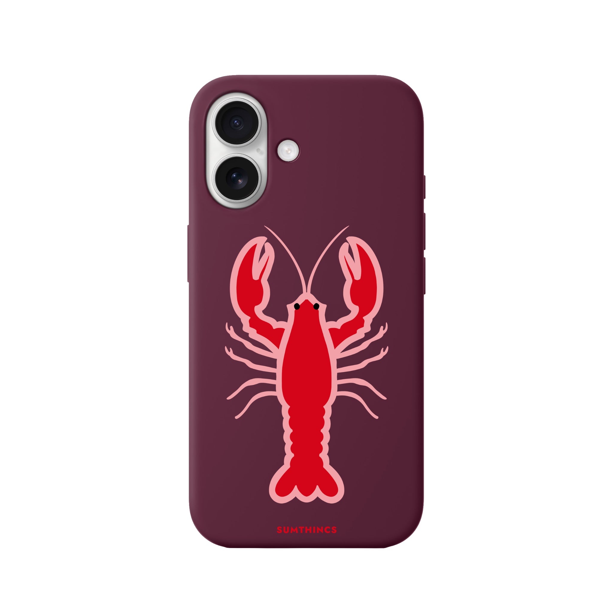 iPhone 16 Lobster Premium Telefon Kılıfı Bordo - SUMTHINCS