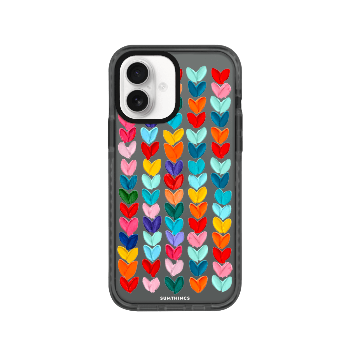 iPhone 16 Lovestorm Procase Şeffaf Telefon Kılıfı Antrasit - SUMTHINCS