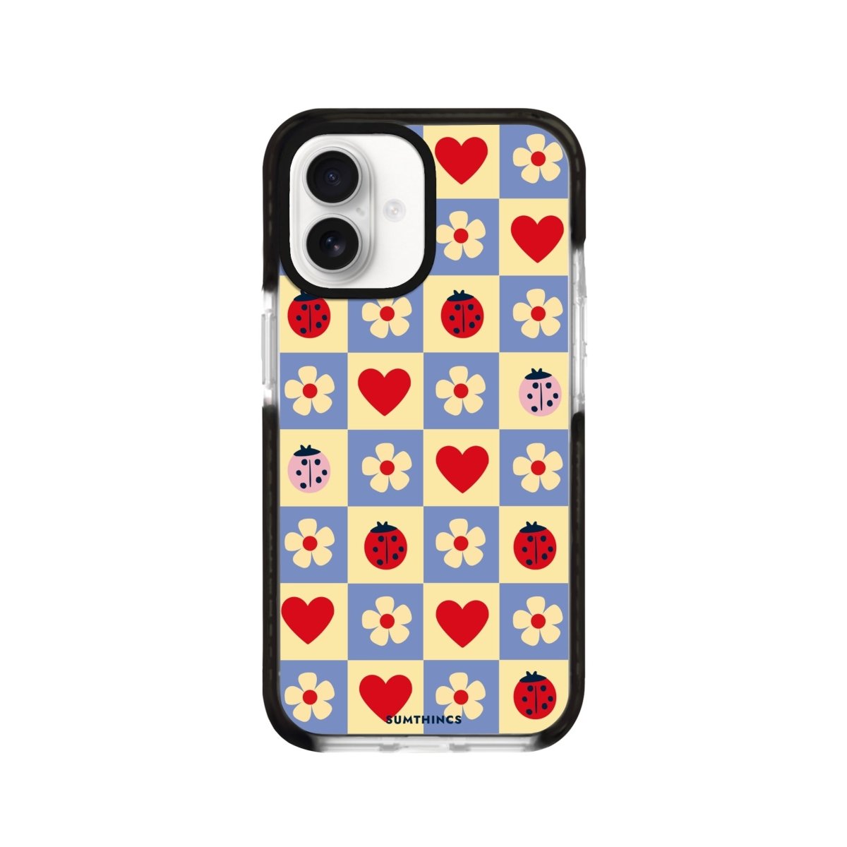 iPhone 16 LuckyPatch Procase Şeffaf Telefon Kılıfı Siyah Şeffaf - SUMTHINCS