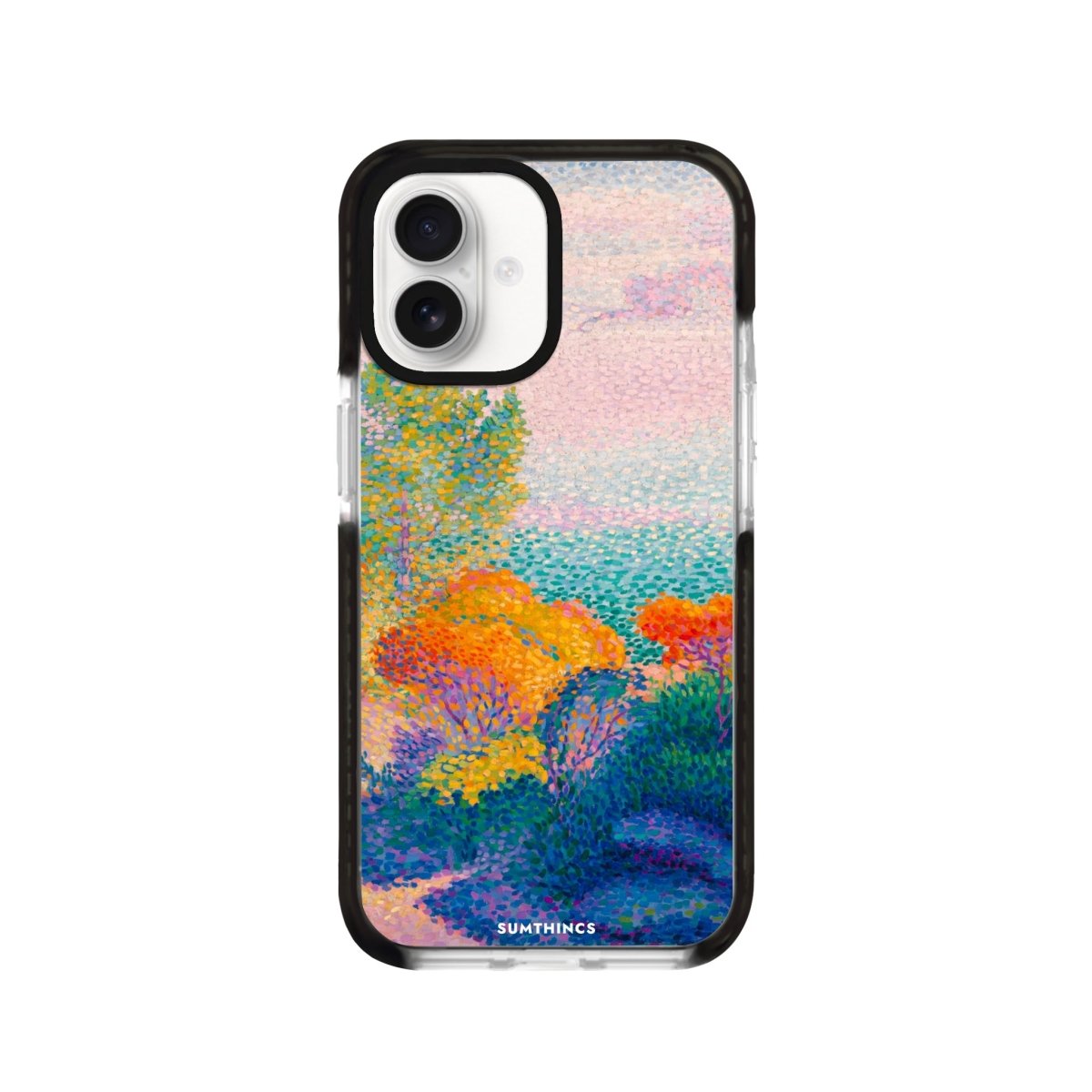 iPhone 16 Mediterranean Procase Şeffaf Telefon Kılıfı Siyah Şeffaf - SUMTHINCS