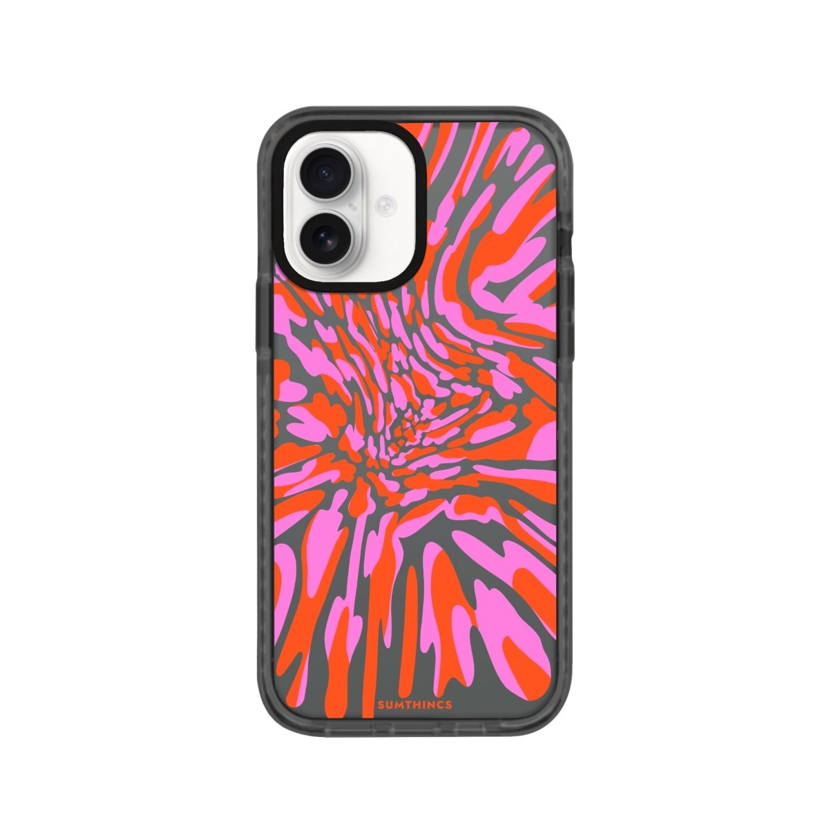 iPhone 16 Neon Dreams Procase Şeffaf Telefon Kılıfı Antrasit - SUMTHINCS