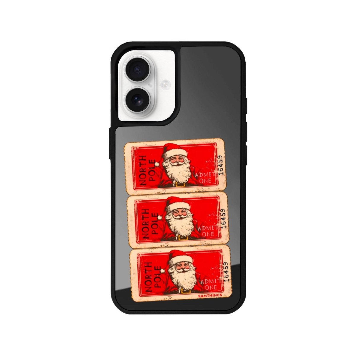 iPhone 16 Northpole Ticket Mirror Aynalı Telefon Kılıfı - SUMTHINCS