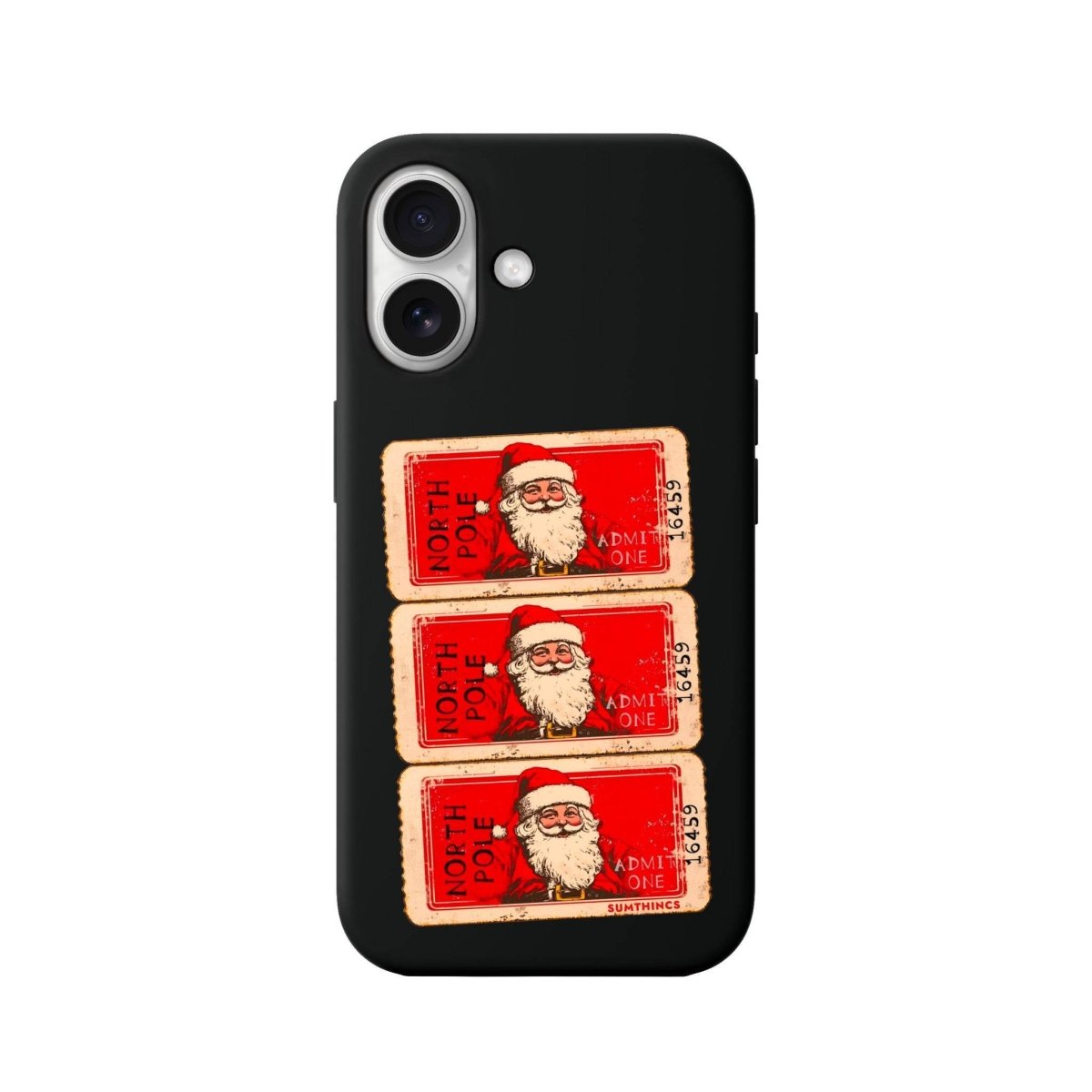 iPhone 16 Northpole Ticket Premium Telefon Kılıfı Siyah - SUMTHINCS