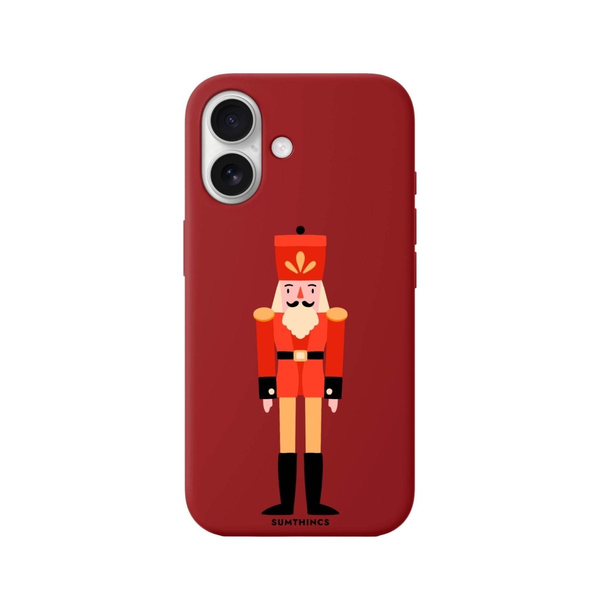 iPhone 16 Nutcracker Premium Telefon Kılıfı Kırmızı - SUMTHINCS