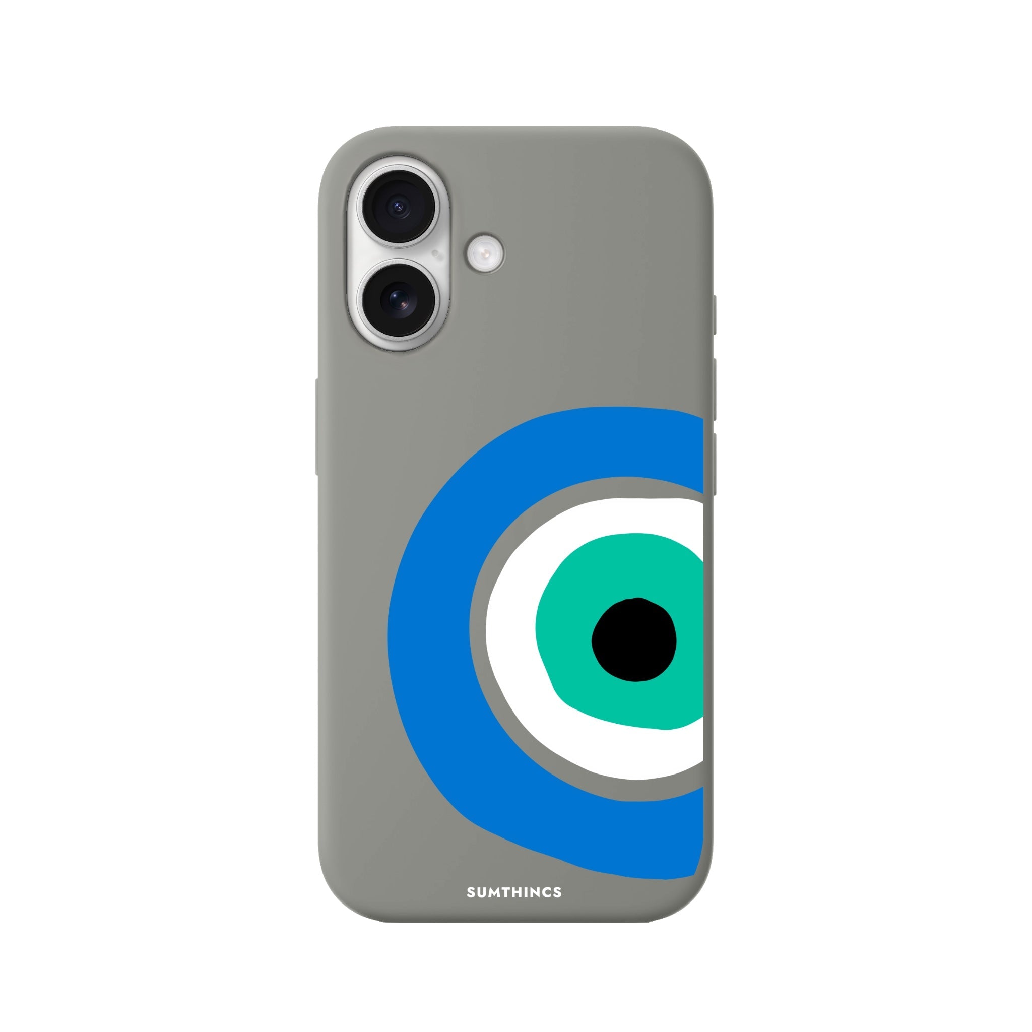 iPhone 16 Ocean Eye Premium Telefon Kılıfı Gri - SUMTHINCS