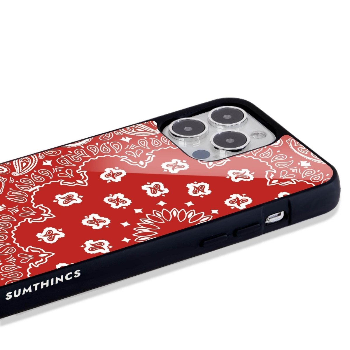 iPhone 16 Paisley Glossy Cam Telefon Kılıfı - SUMTHINCS