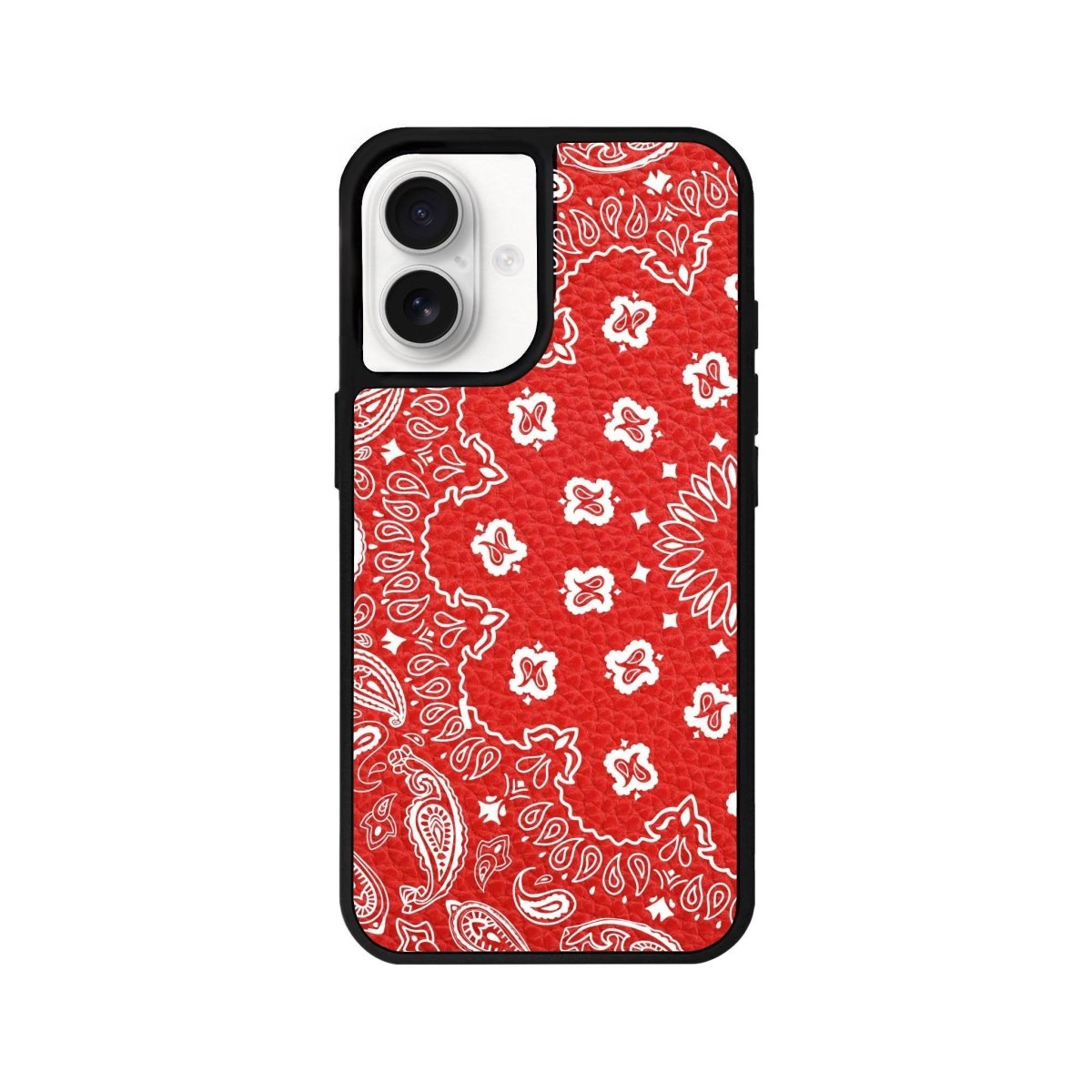 iPhone 16 Paisley Leather Vegan Deri Telefon Kılıfı - SUMTHINCS