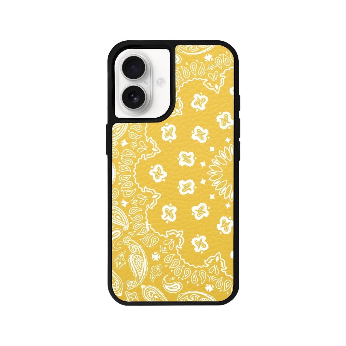 iPhone 16 Paisley Leather Vegan Deri Telefon Kılıfı - SUMTHINCS