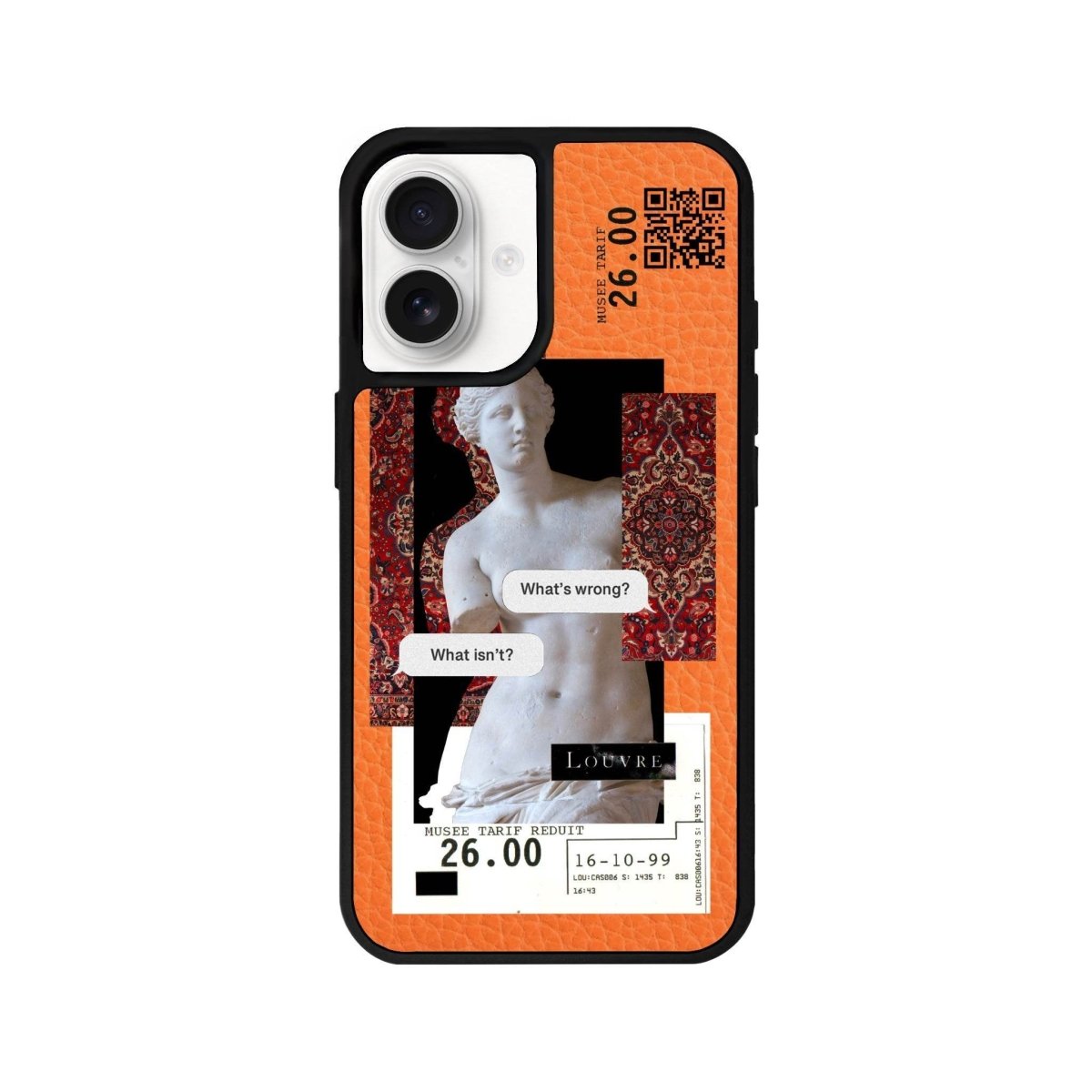iPhone 16 PixelVenus Leather Vegan Deri Telefon Kılıfı - SUMTHINCS