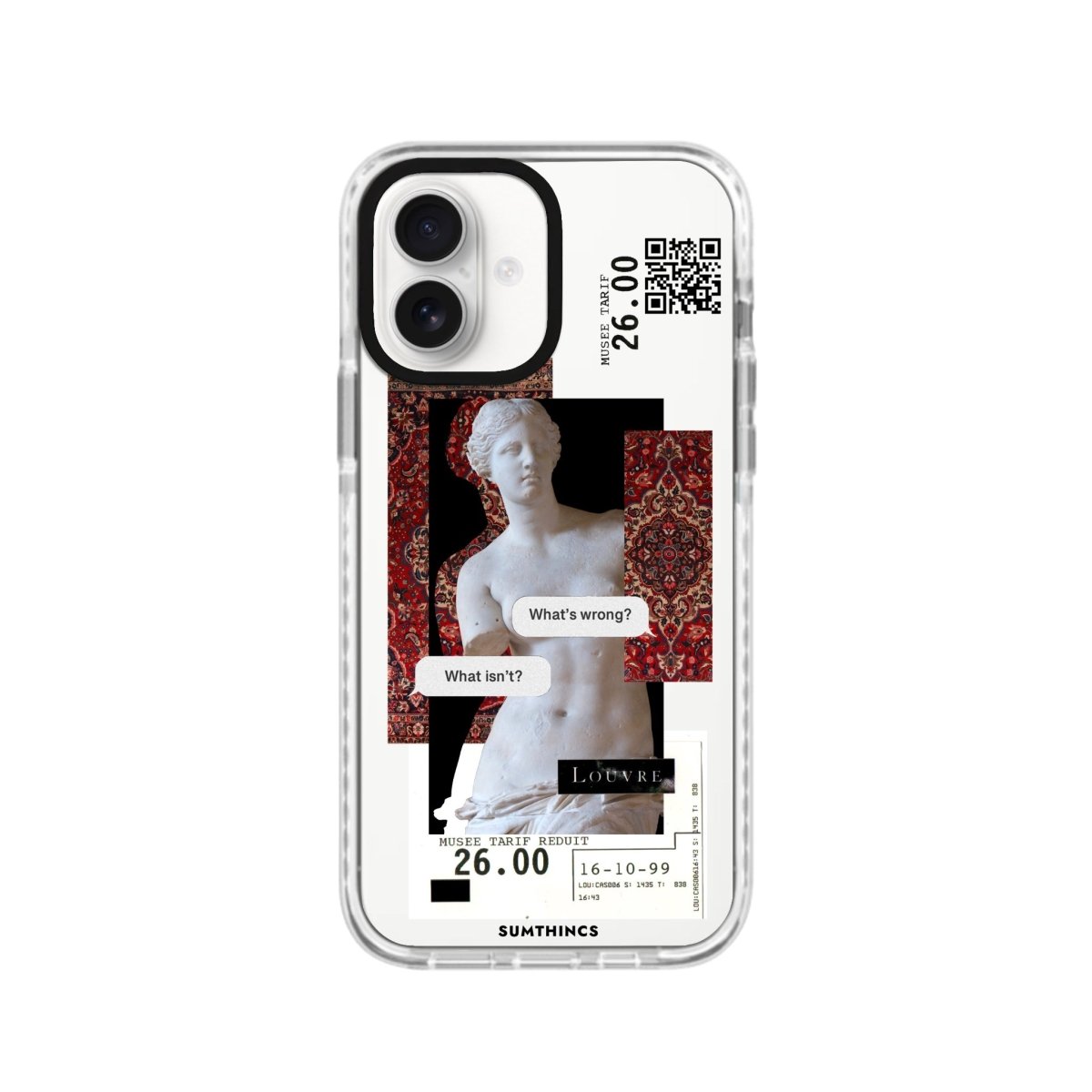 iPhone 16 PixelVenus Magsafe Procase Şeffaf Telefon Kılıfı Beyaz Şeffaf - SUMTHINCS