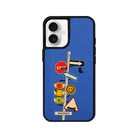 iPhone 16 Plus Crossroad Leather Vegan Deri Telefon Kılıfı Mavi - SUMTHINCS