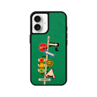 iPhone 16 Plus Crossroad Leather Vegan Deri Telefon Kılıfı Yeşil - SUMTHINCS