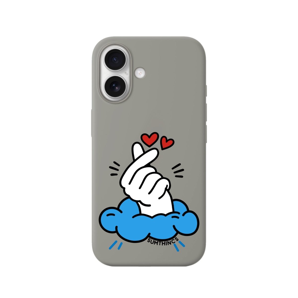 iPhone 16 Plus Crush Premium Telefon Kılıfı Gri - SUMTHINCS